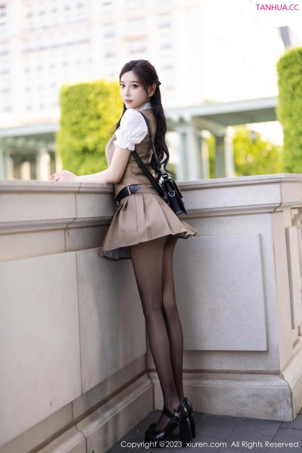 [XiuRen]高清写真图 2023.08.08 No.7202 杨晨晨Yome 美臀黑丝